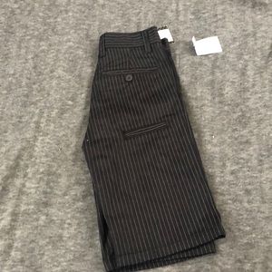 Black Shorts with purple stripes